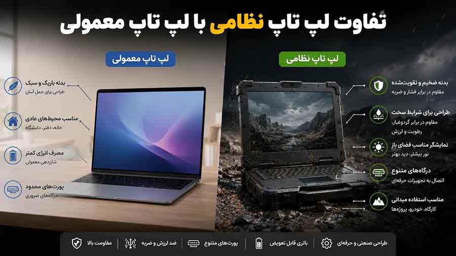 بهترین لپ تاپ نظامی