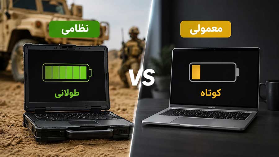 باتری لپ تاپ نظامی